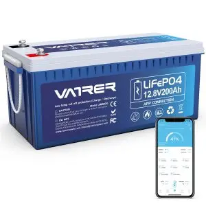 Vatrer 12V 100Ah Low Temp Cutoff LiFePO4 Lithium Battery